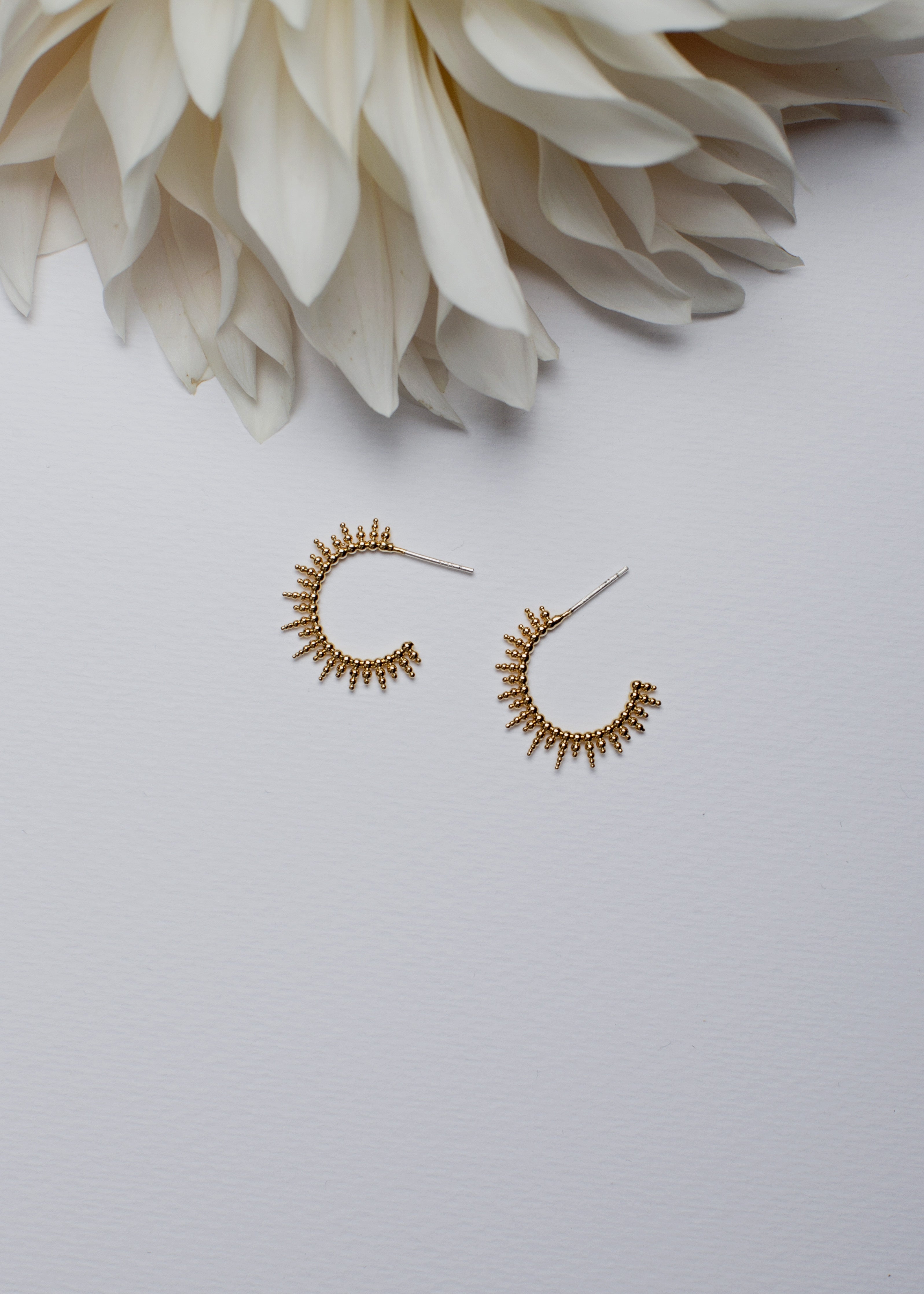 Celestine Hoop Earrings / Gold