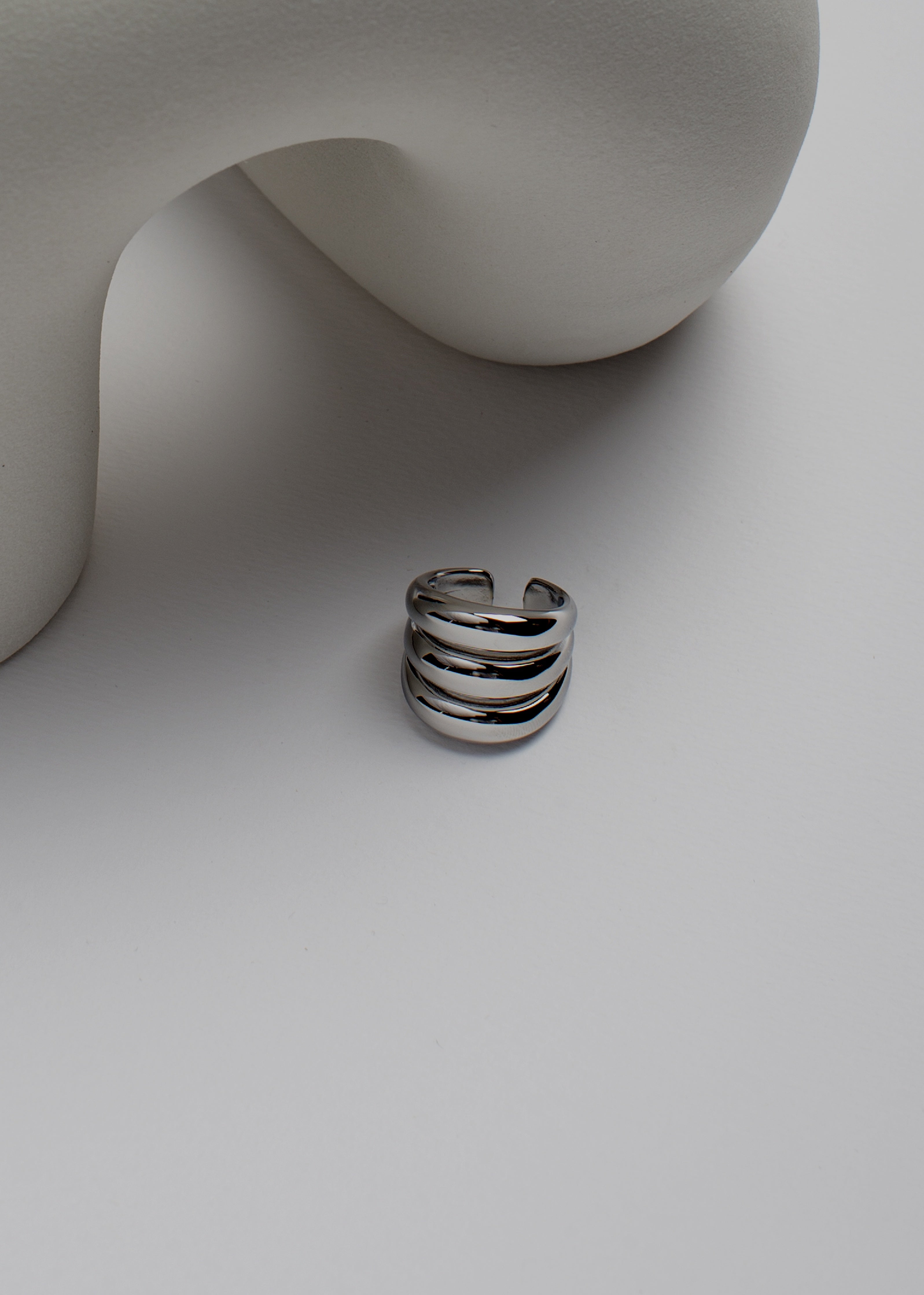 Mega Domed Ring / Silver