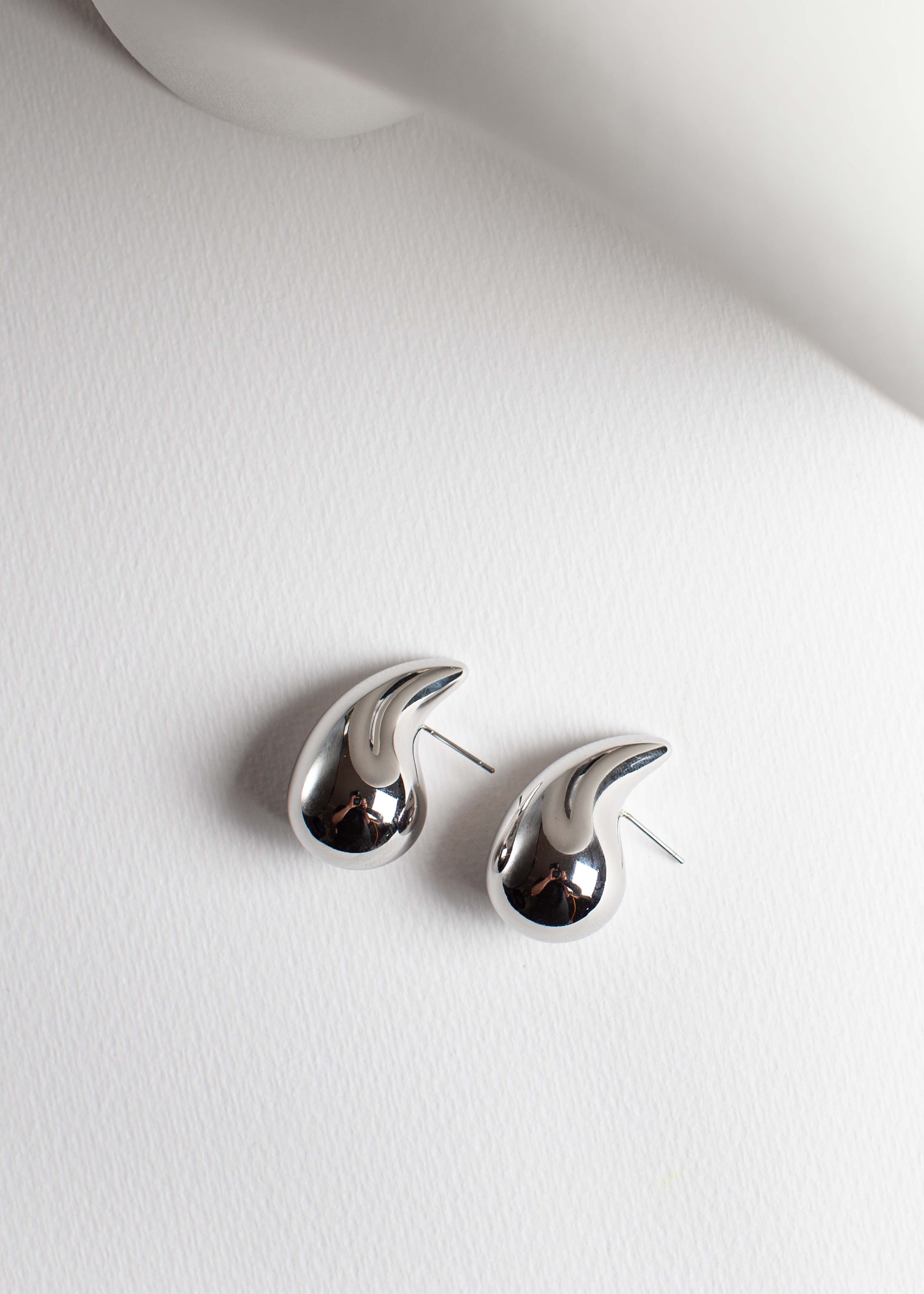 Bia Earrings / Silver / L