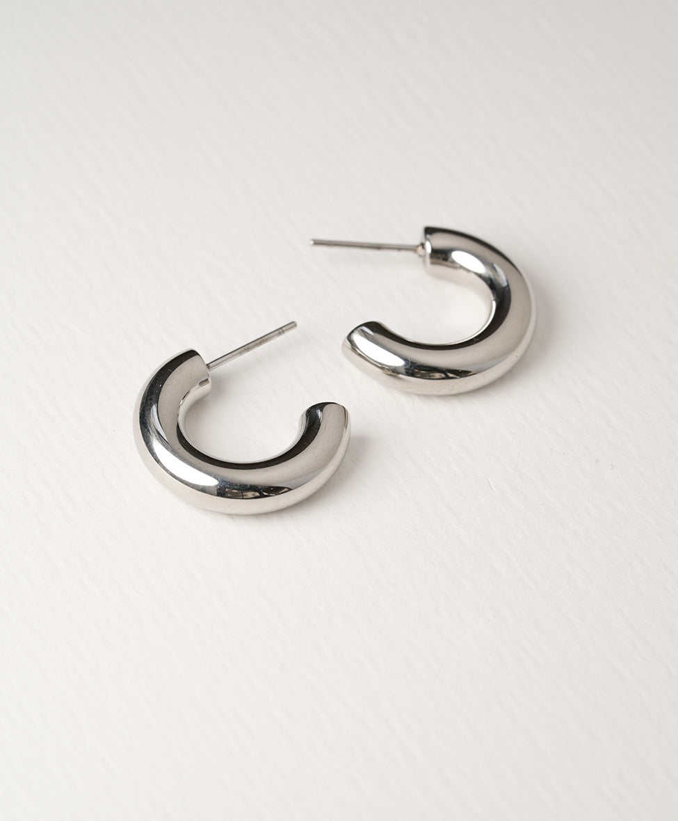 Bubble Hoops /SS/ Silver