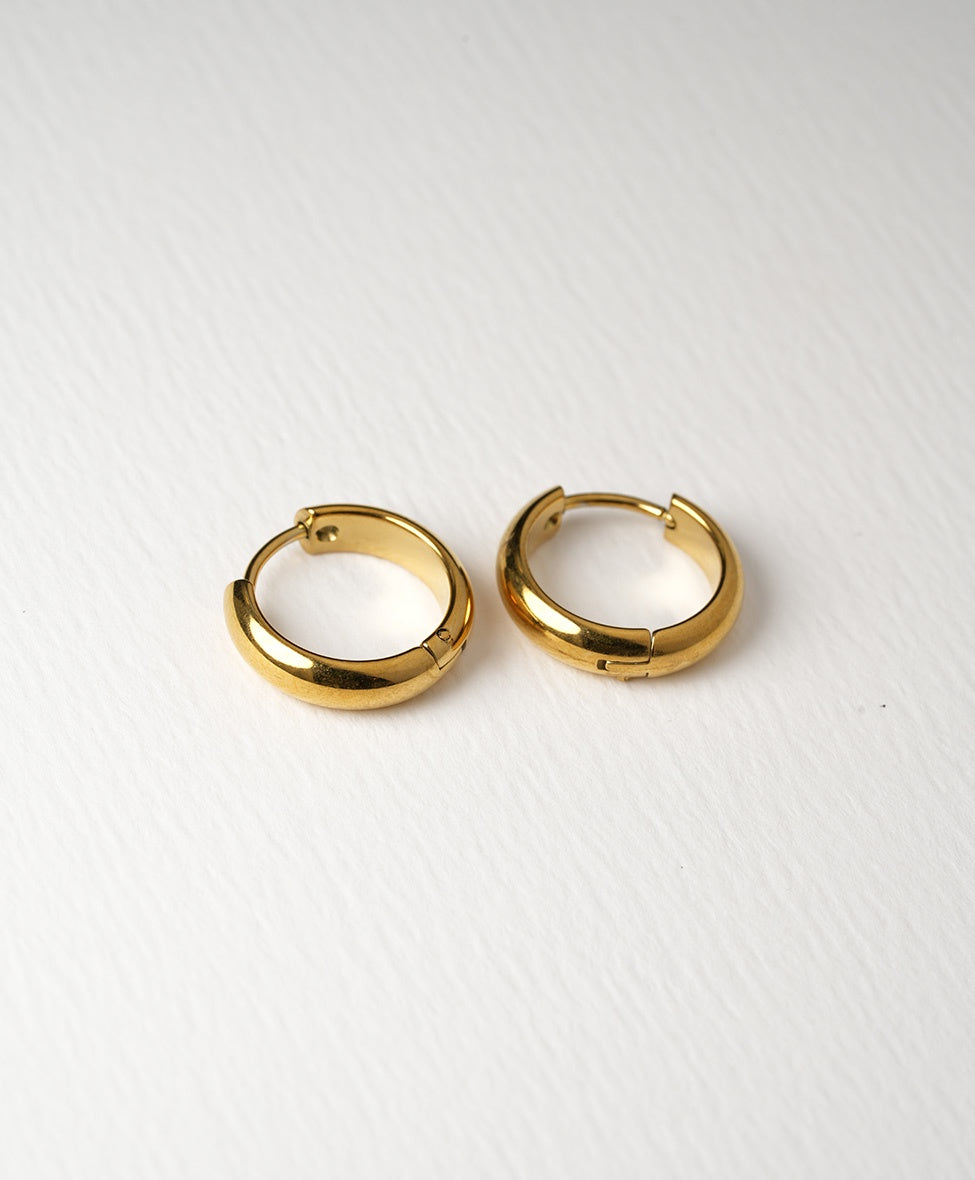 Elemental Medium Hoops /SS/ Gold