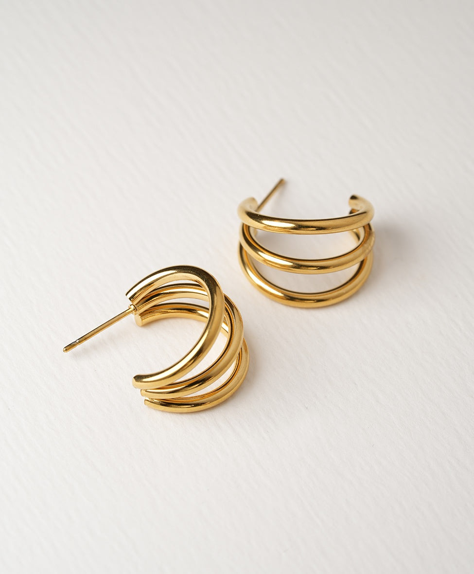 Florence Hoops / SS / Gold