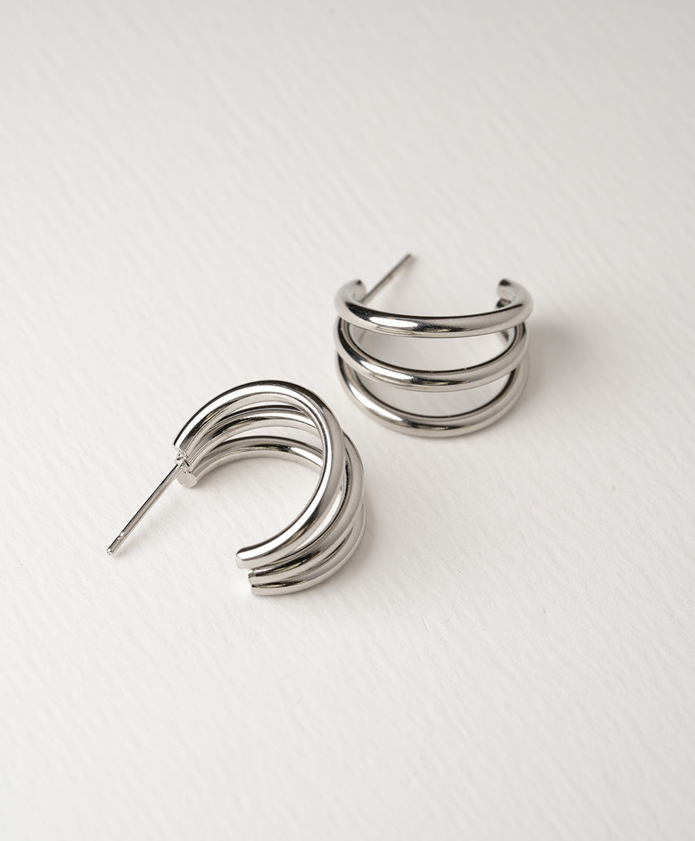 Florence Hoops / SS / Silver