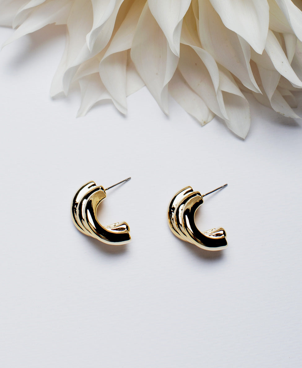 Ares Hoop Earrings / Gold