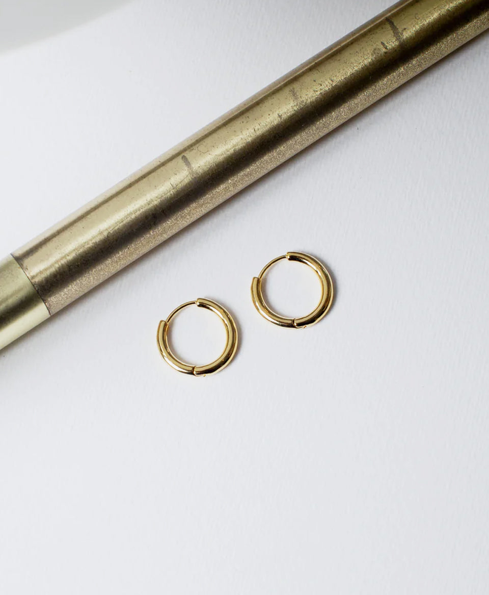 Plain Small Hoops / Gold