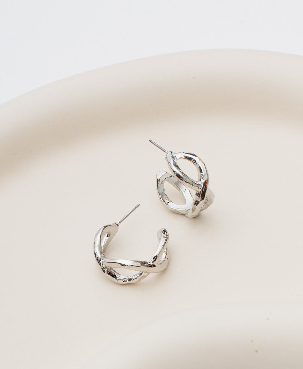 The Leila Hoops / Silver